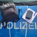 Polizei, Rucksack, Trinkflasche