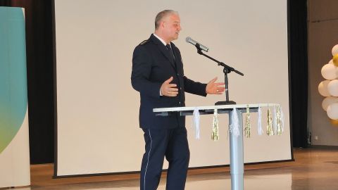 FOS Abschlussfeier Rede Stefan Thomaßen, Abteilungsleiter Polizei Düren