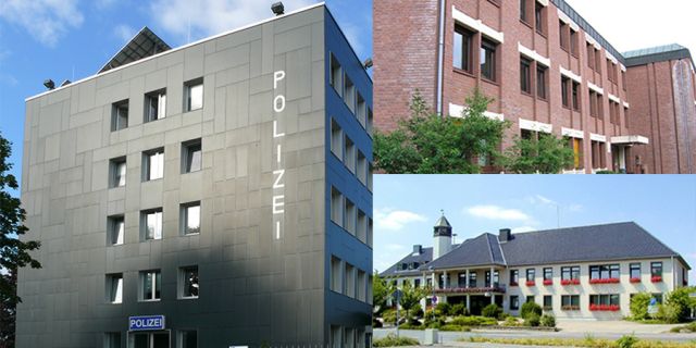 Liegenschaften der KPB Düren in Düren, Jülich und Kreuzau