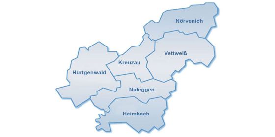 Karte Bereich BD Kreuzau